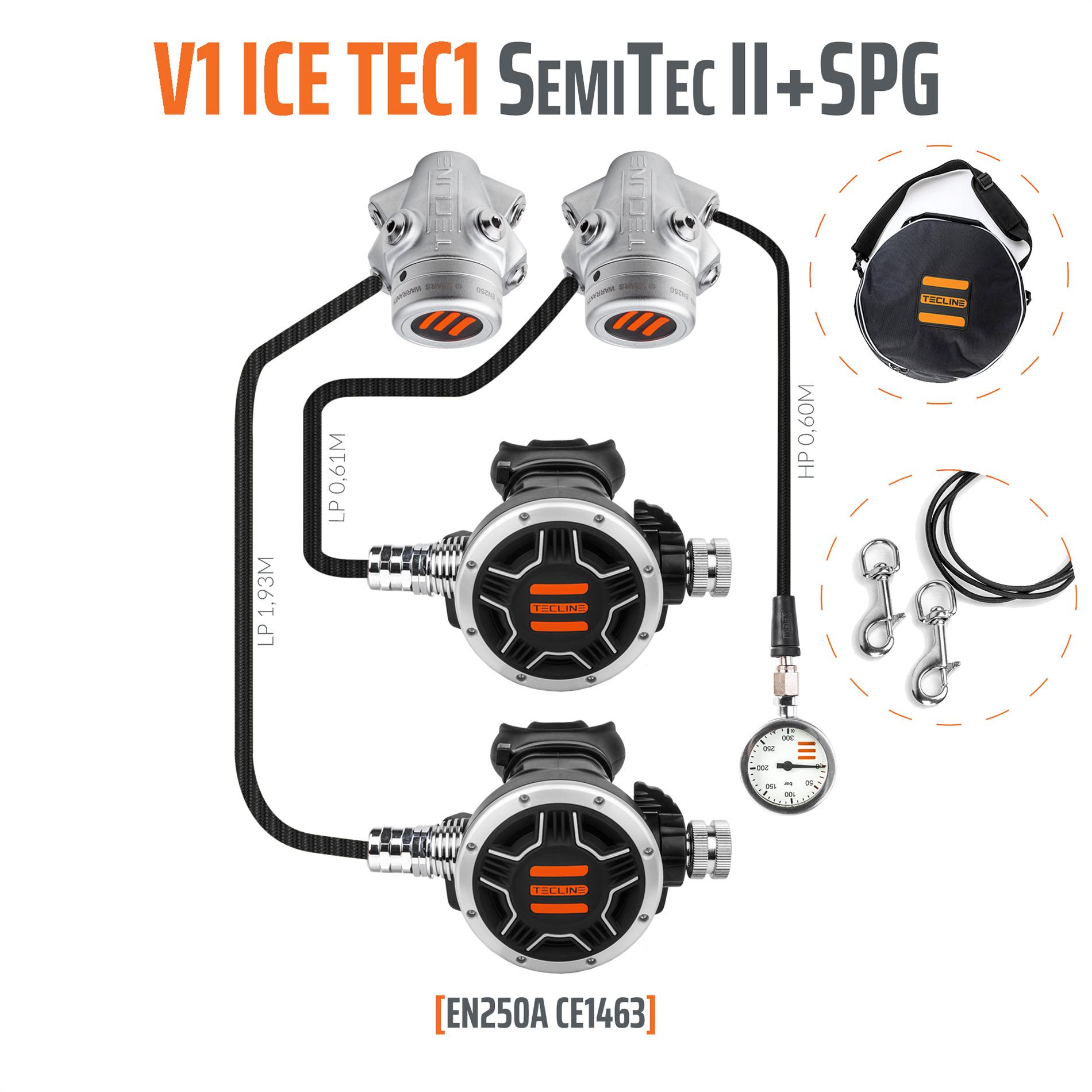 Tecline Regulator V1 ICE TEC1 SemiTec II with SPG - EN250A Tecline Regulator V1 ICE TEC1 SemiTec II with SPG - EN250A